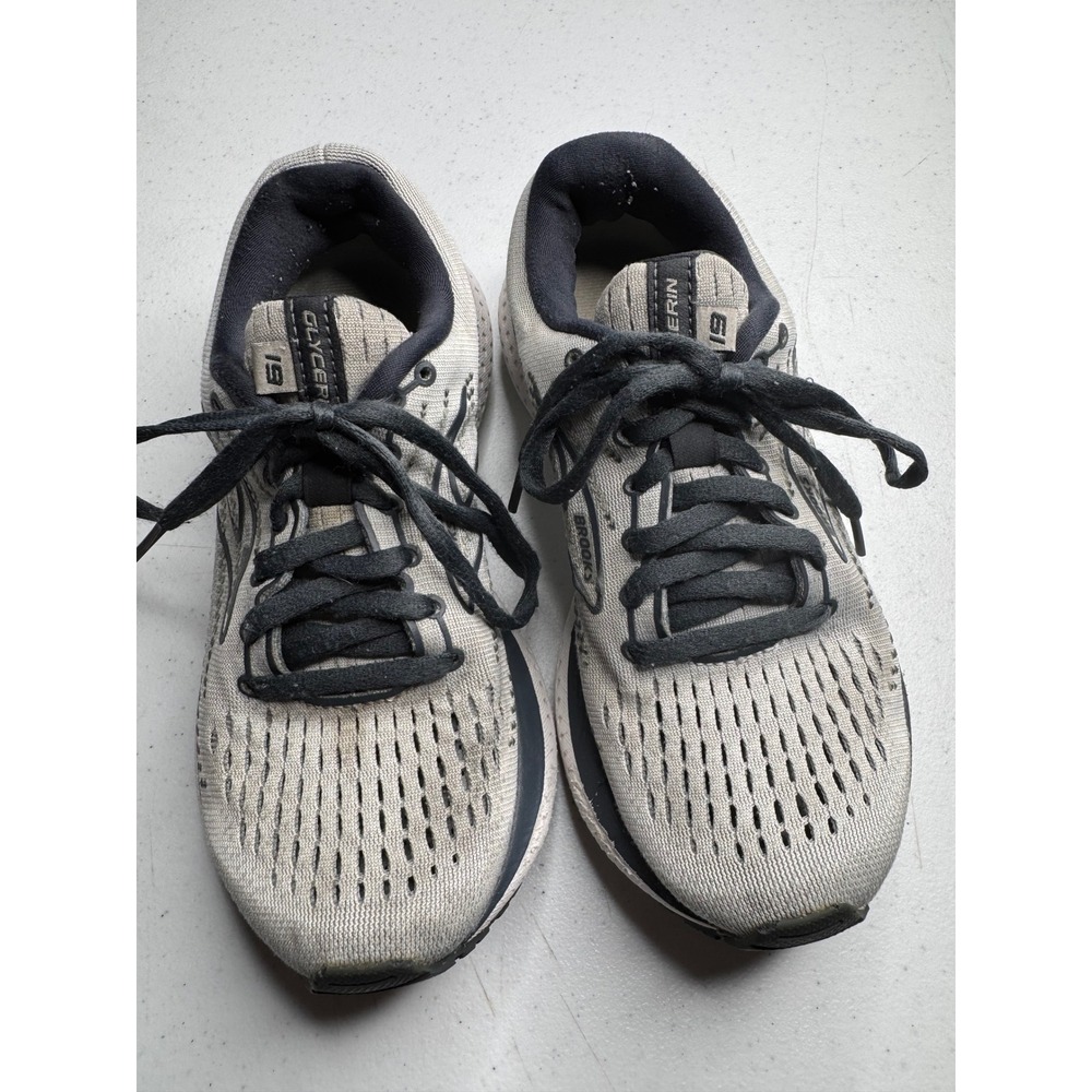 Brooks Glycerin 19 Mens Running Shoes Gray Black‎ Performance Trainers 5.5